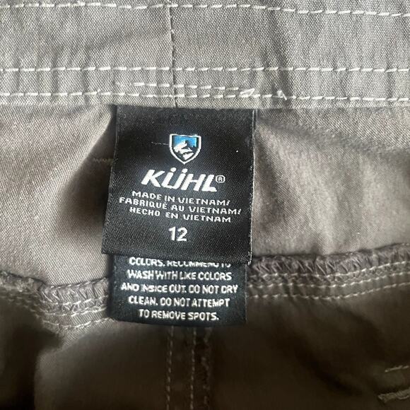 Kuhl Gray Cargo Hiking Shorts Sz 12 - Picture 6 of 7